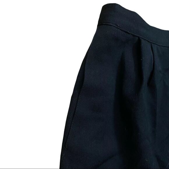 Austin Reed Classic Vintage Black Pencil Skirt 100% Wool Fully Lined sz 8 - Picture 4 of 7